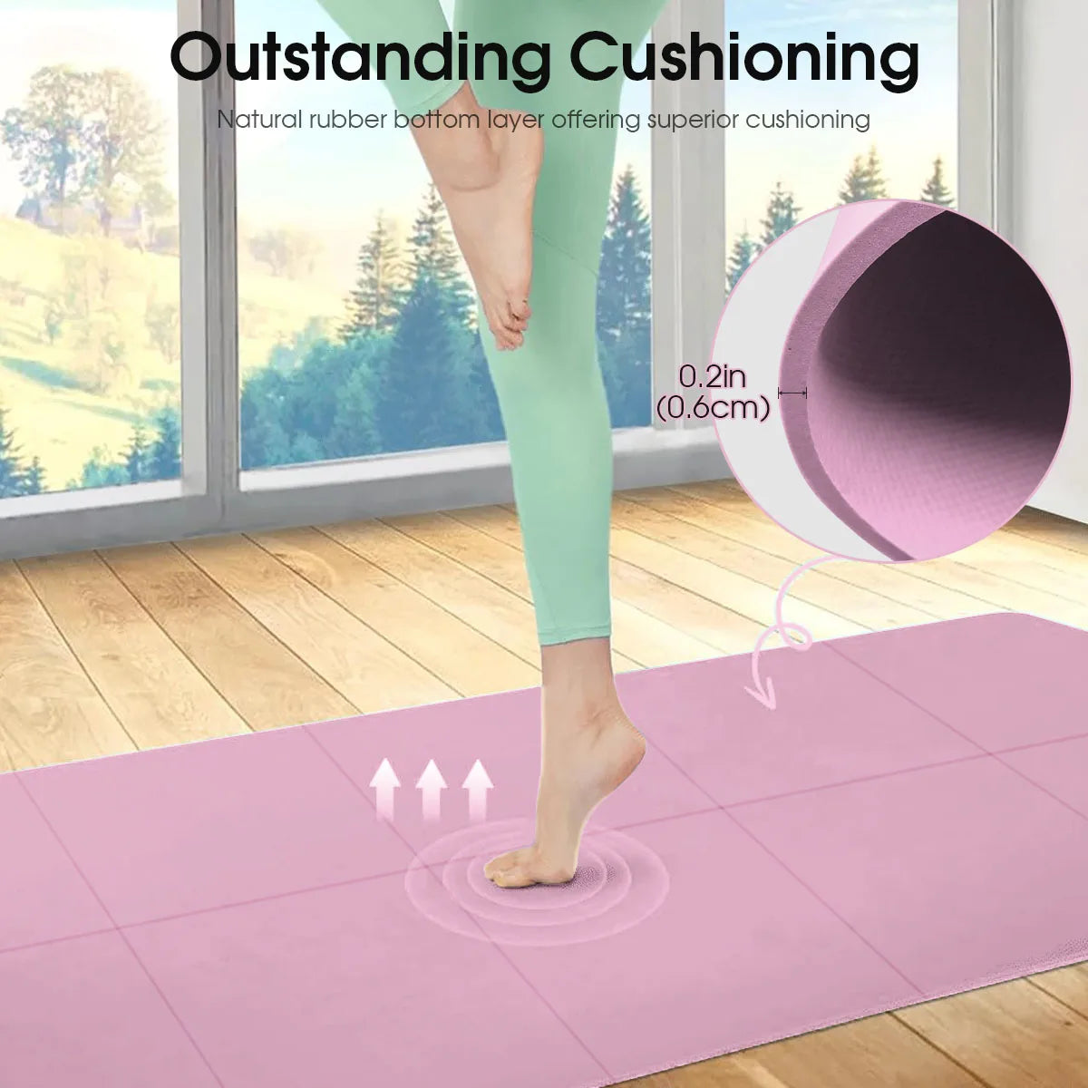 YogaMatly FlexCore™ Non-Slip Yoga Mat